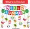 Summer Party Decorations Set – Beach Party Decorations with Hello Summer Banner & Hanging Swirl Streamers, Summer Holiday Birthday Party Supplies